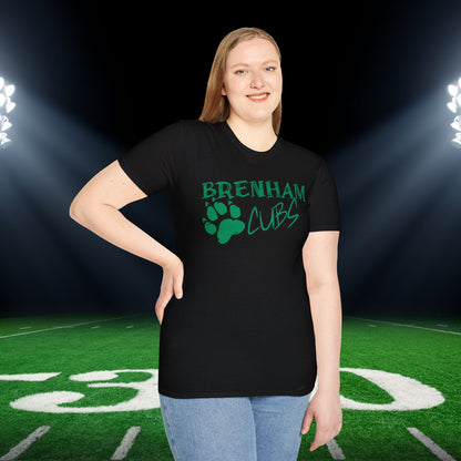 Brenham Cubs w/Claw Adult T-shirt