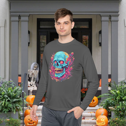 Psycho Skull Adult Long Sleeve Tee
