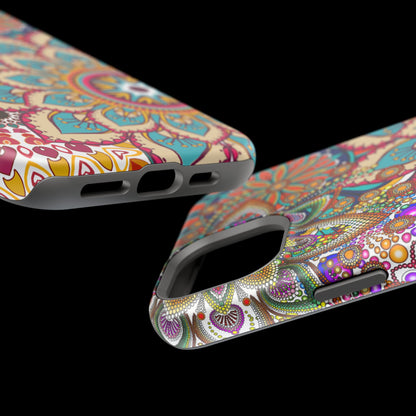Colorful Mandala MagSafe® Compatible Tough Case for iPhone