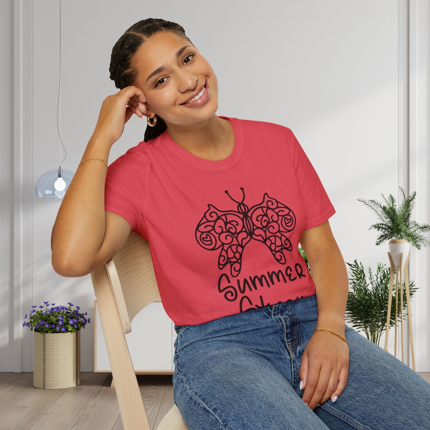 Summer Story (Butterfly) Adult T-shirt