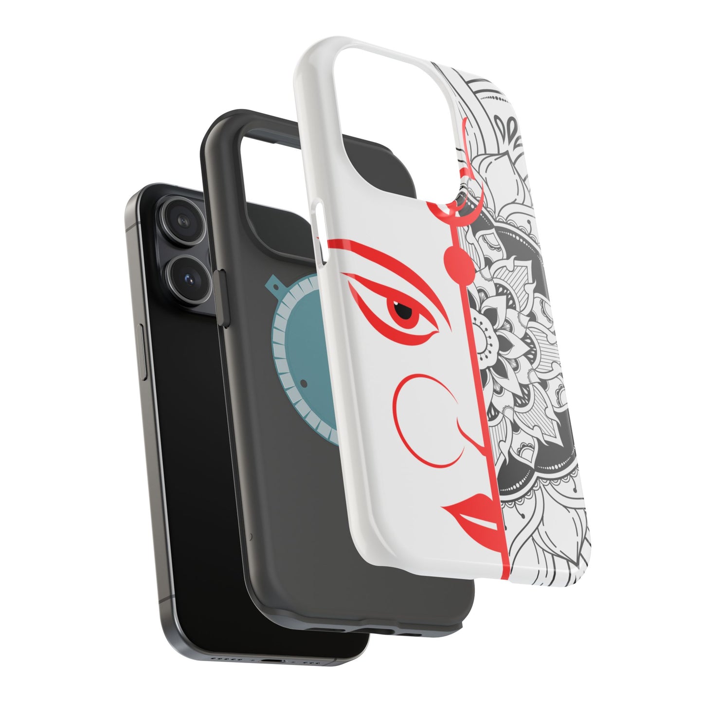 Goddess Durga Mata w/Manala MagSafe® Compatible Tough Case for iPhone