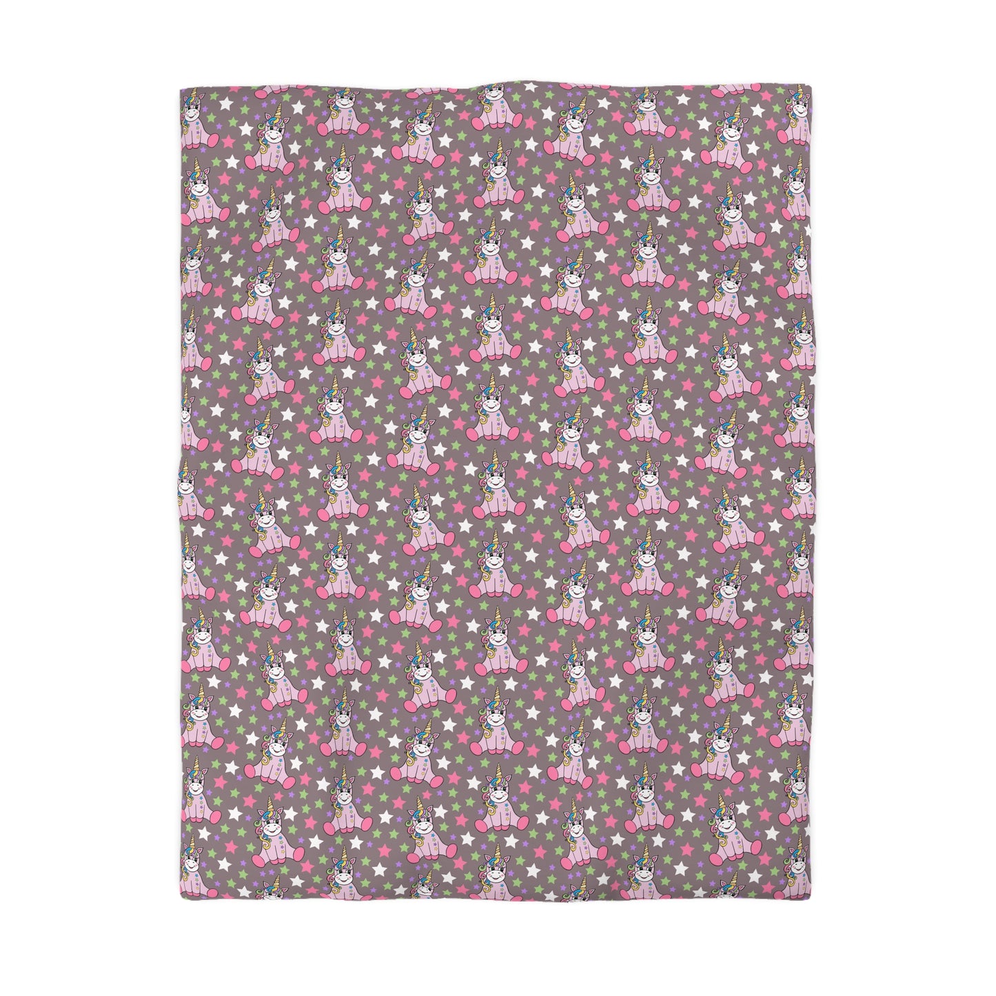 Stardust Unicorn Dreams Microfiber Duvet Cover