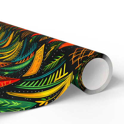 Kujichagulia Waves Kwanzaa Wrapping Paper