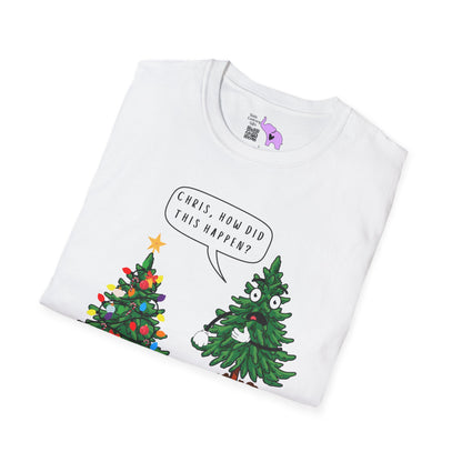 Christmas Tree How Did This Happen? Adult T-shirt