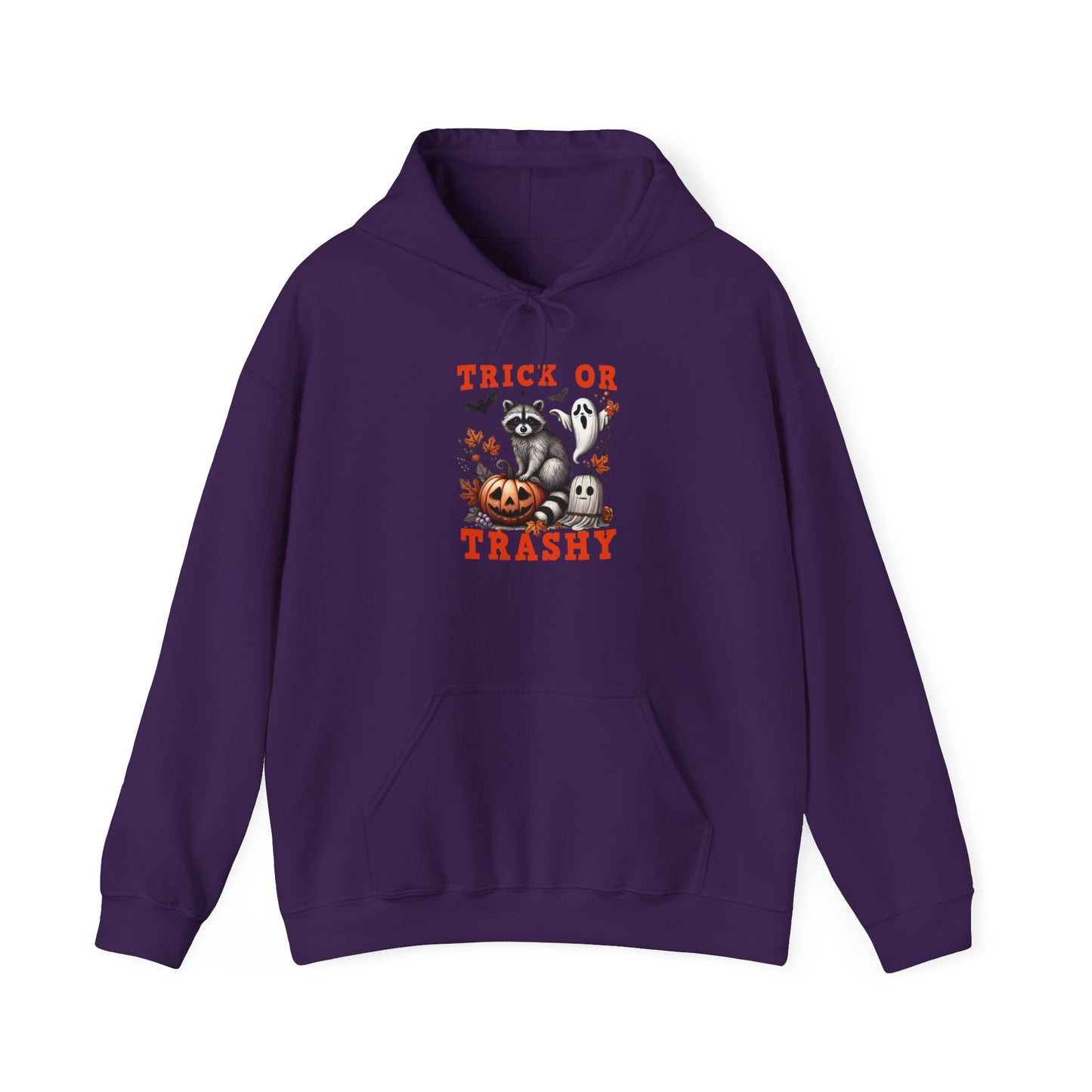 Trick or Trashy Racoon Heavy Blend™ Hooded Sweatshirt