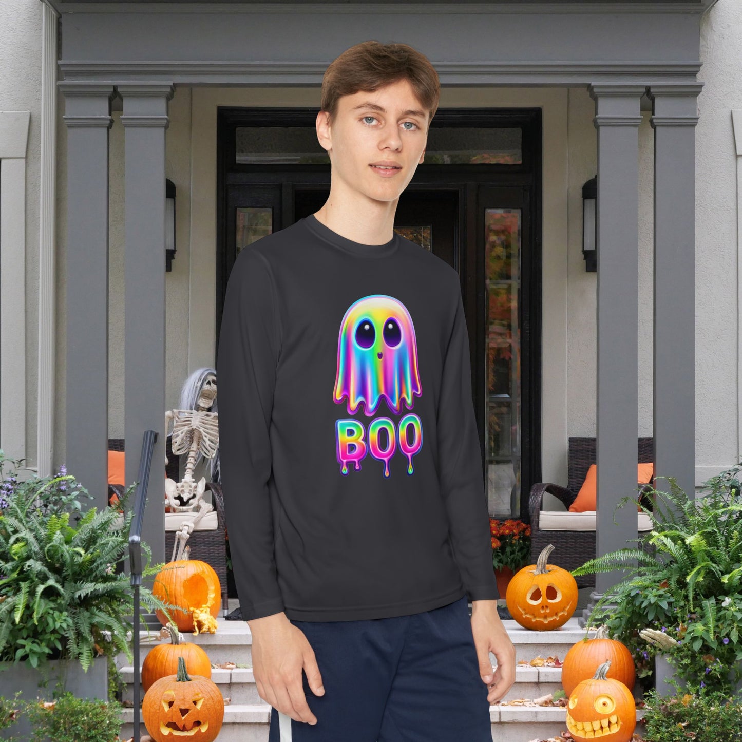 Boo-tiful Glow Youth Long Sleeve Tee