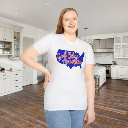 God Bless America Adult T-shirt