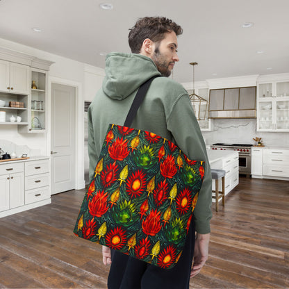 Joyful Burst Canvas Tote Bag
