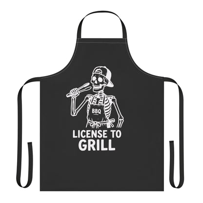 License to Grill (Dad Skeleton) Apron