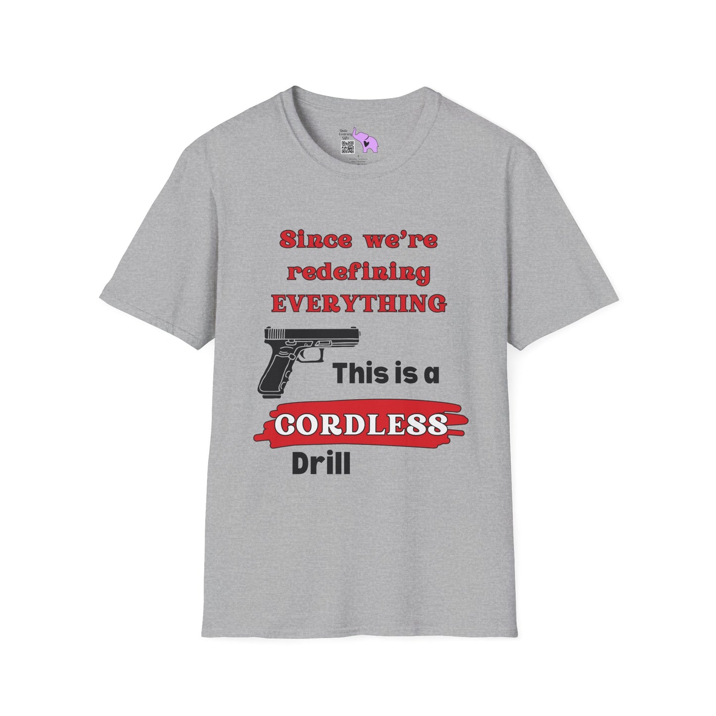 2A Redefining Gun as a Cordless Drill Adult T-shirt