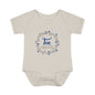 Blue Milestone Wreath Onesie-Ten Months