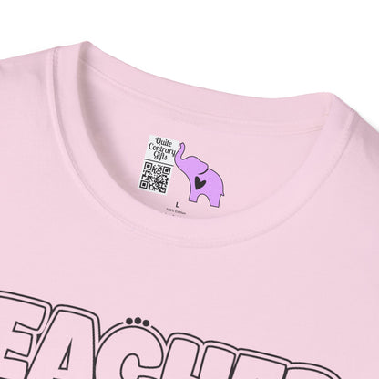Teacher Definition: Lesson Planned, Class Unplanned, Chaos Guaranteed Adult T-shirt