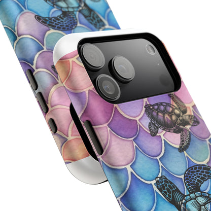 Sea Turtle Silhouette MagSafe® Compatible Tough Case for iPhone