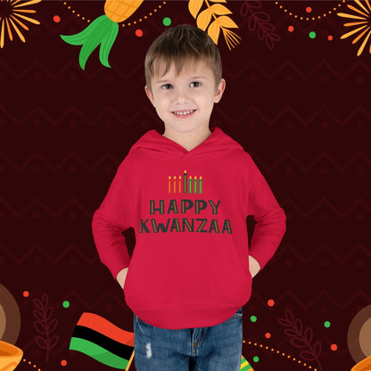 Happy Kwanzaa (Kinara) Toddler Hoodie