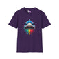 Colorful Shark Adult T-shirt