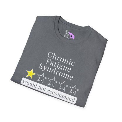 Chronic Fatigue Syndrome 1 Star Would Not Recommend Adult T-shirt