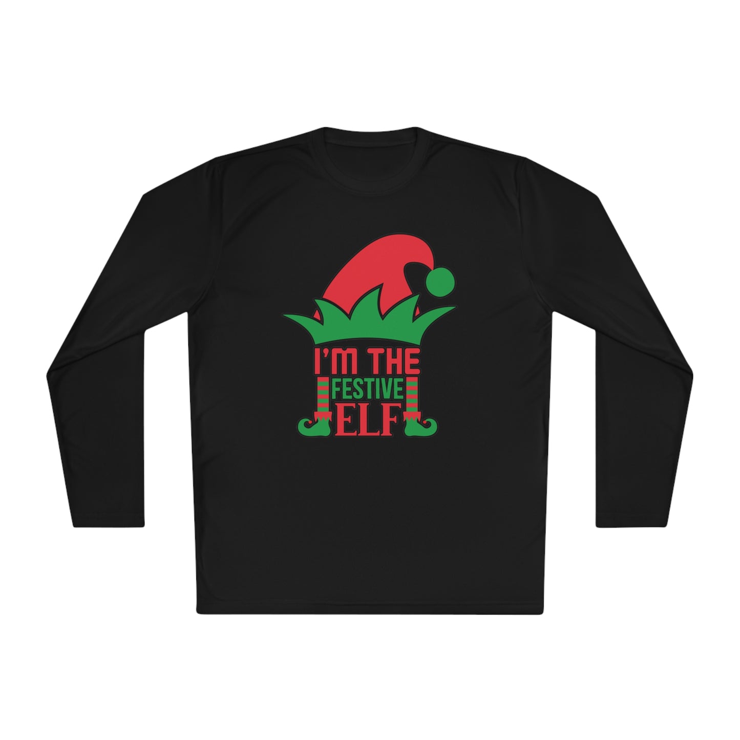 I'm The Festive Elf Adult Long Sleeve Tee