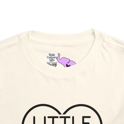 Little Sister (Heart) Toddler Tee