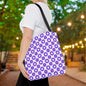 Purple Prism Garden Canvas Tote Bag