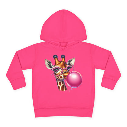 Girraffe Blowing Bubble Toddler Hoodie