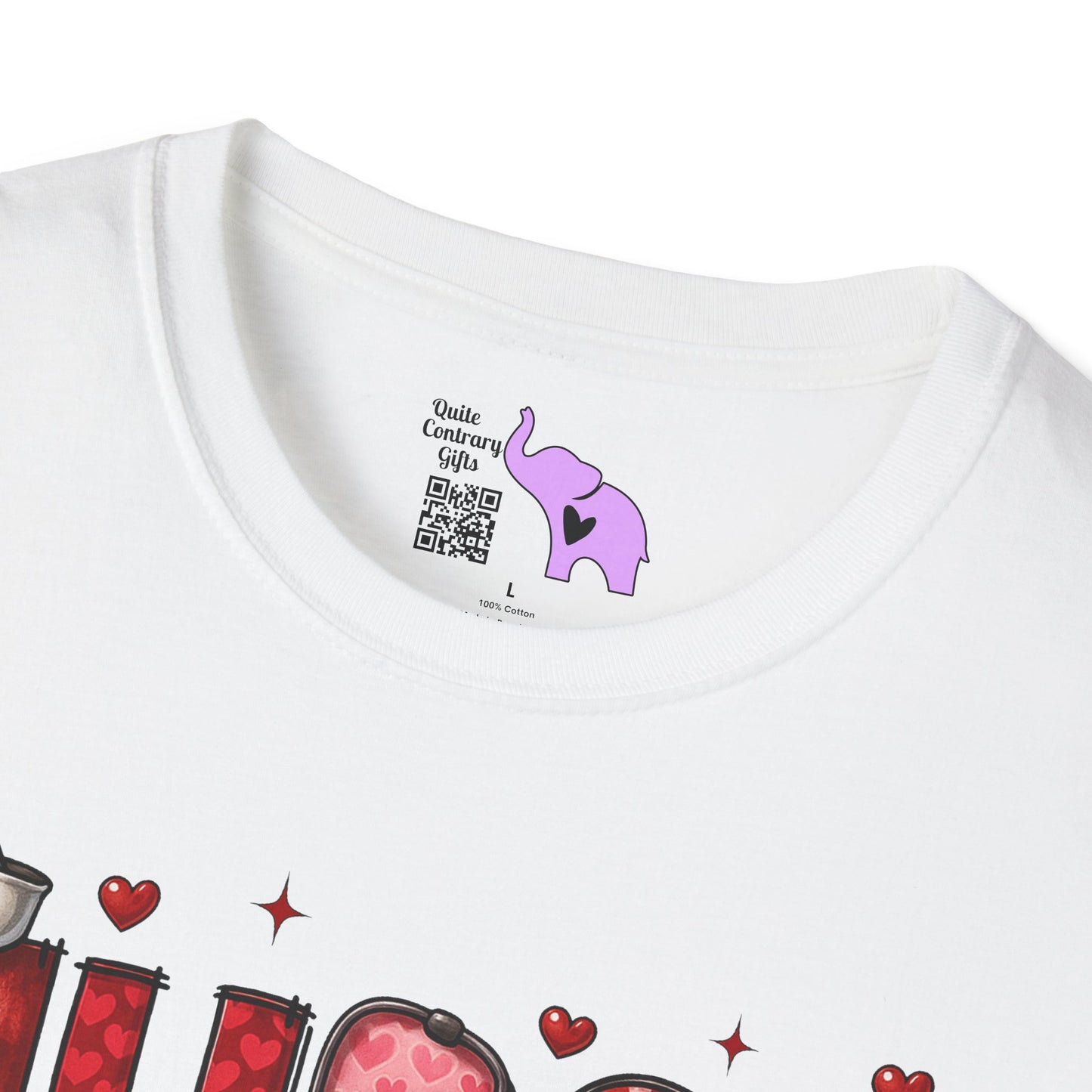 ""Nurse (Valentines) Adult T-shirt