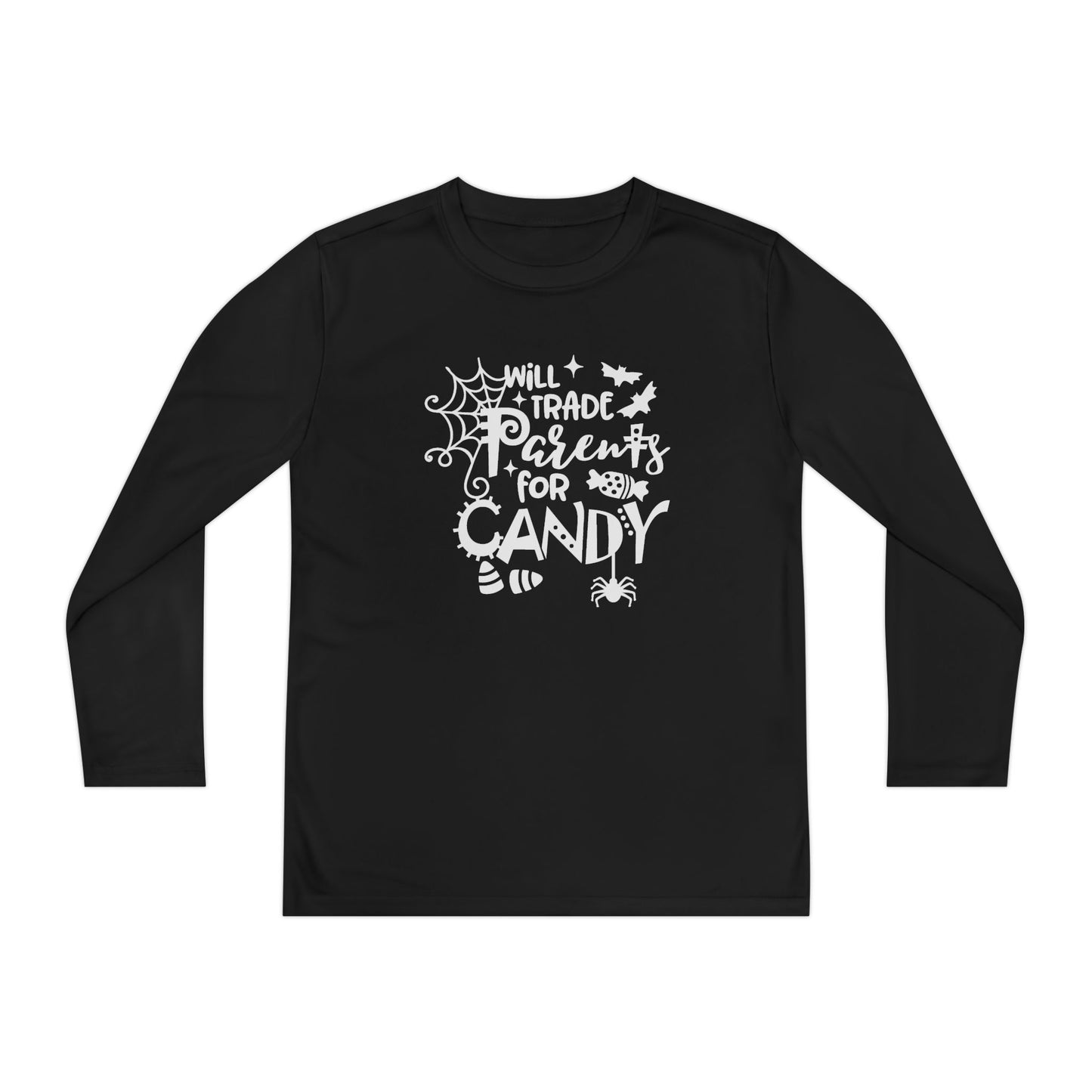 Will Trade Parents For Candy Youth Long Sleeve Tee