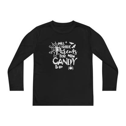 Will Trade Parents For Candy Youth Long Sleeve Tee