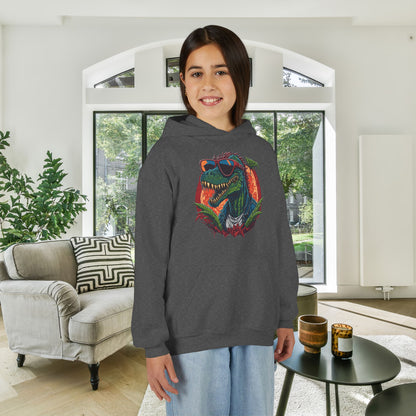Cool Dinosaur Youth Hoodie