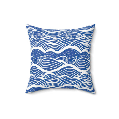 Ethereal Tides Throw Pillow