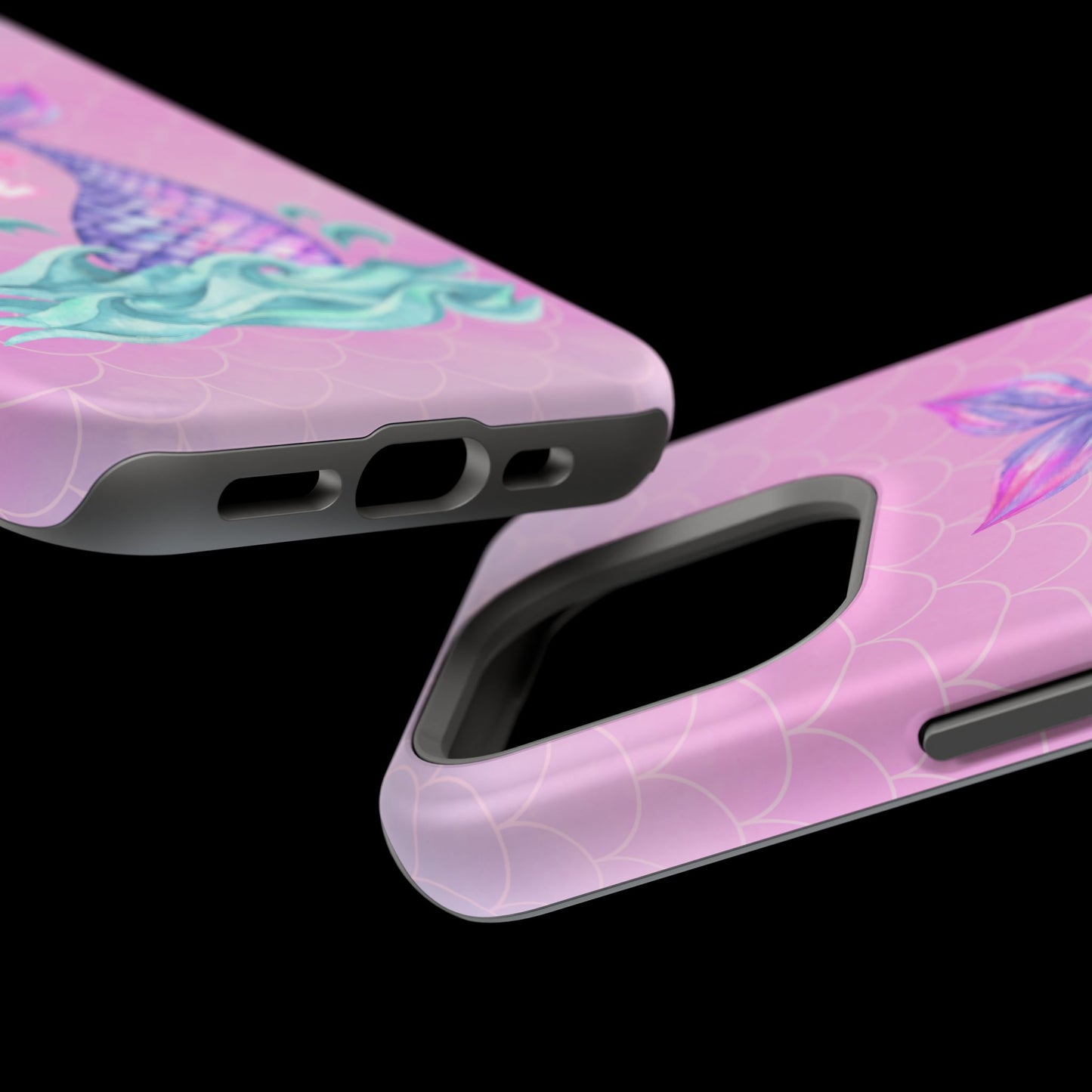 Pink Mermaid Life MagSafe® Compatible Tough Case for iPhone