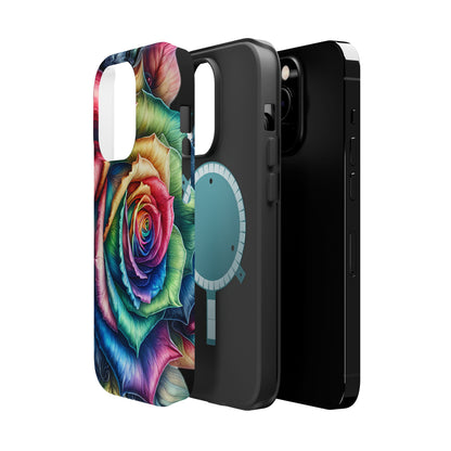 Colorful Rose MagSafe® Compatible Tough Case for iPhone