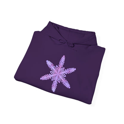 Large Snowflake 2 Adult Heavy Blend™ Hooded Sweatshirt