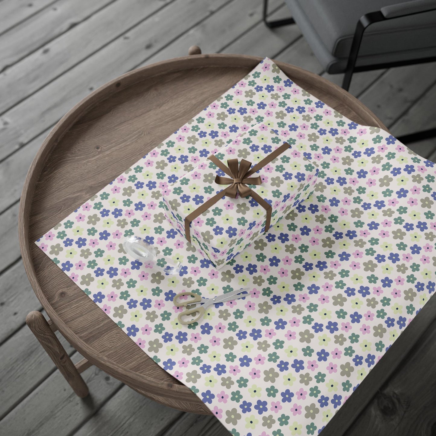 Earthbound Blooms Wrapping Paper