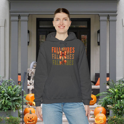 Fall Vibes Cross Heavy Blend™ Hooded Sweatshirt