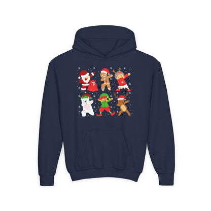 Dabbing Santa Crew Youth Hoodie