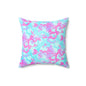 Cotton Candy Camo Throw Pillow