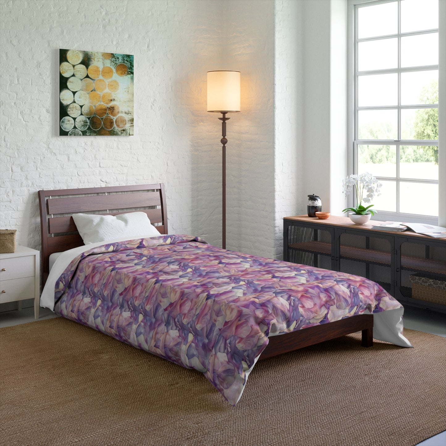 Ethereal Bloomscape Comforter