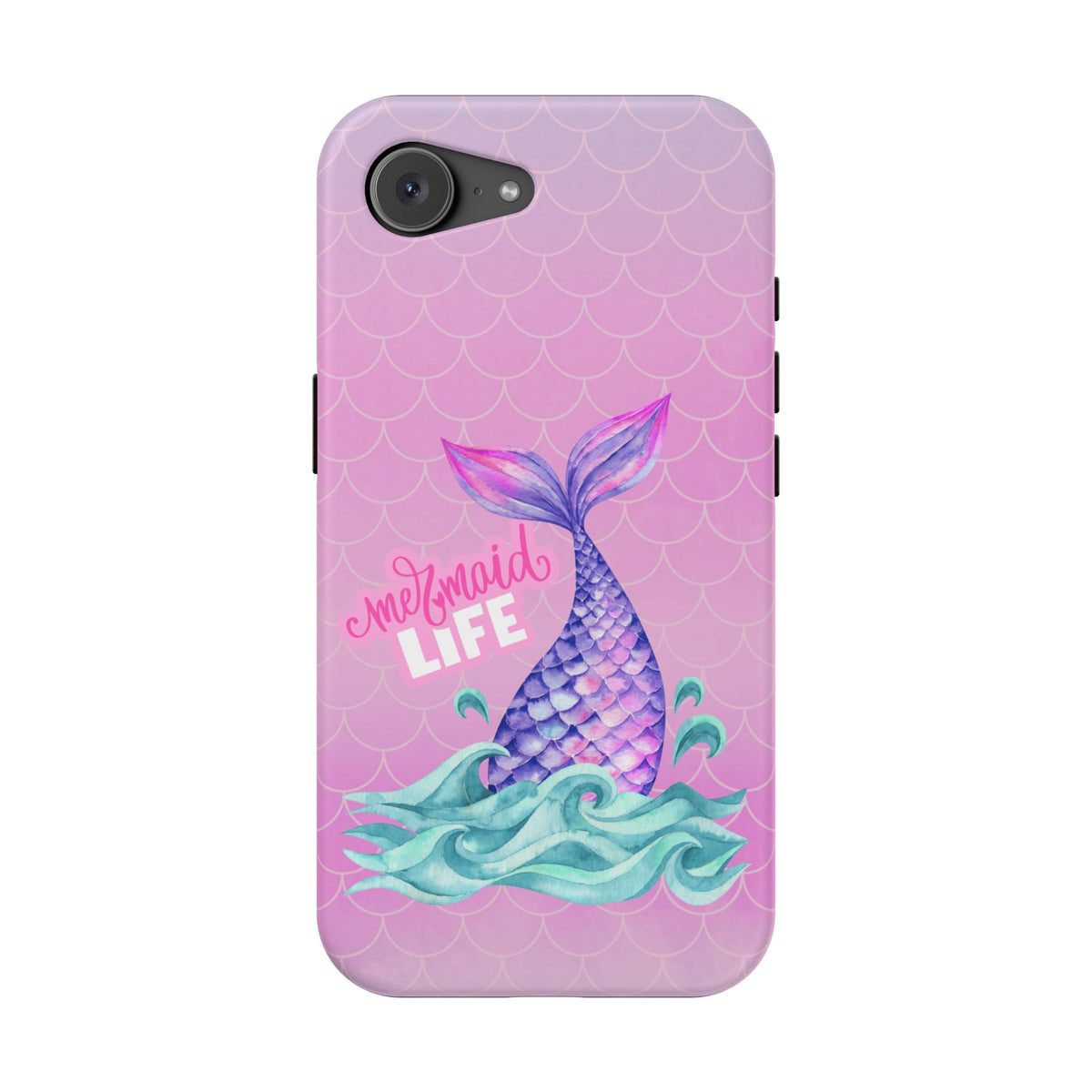 Pink Mermaid Life MagSafe® Compatible Tough Case for iPhone