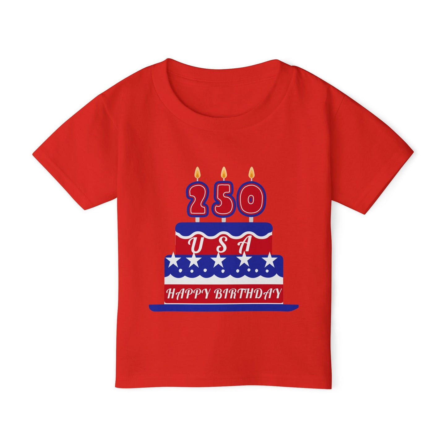 Happy Birthday USA Heavy Cotton™ Toddler T-shirt