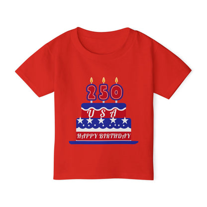 Happy Birthday USA Heavy Cotton™ Toddler T-shirt