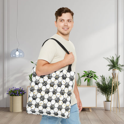Soccer Gold Rush Canvas Tote Bag