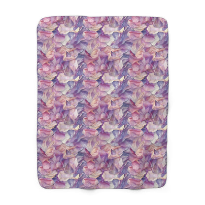 Ethereal Bloomscape Fleece Blanket