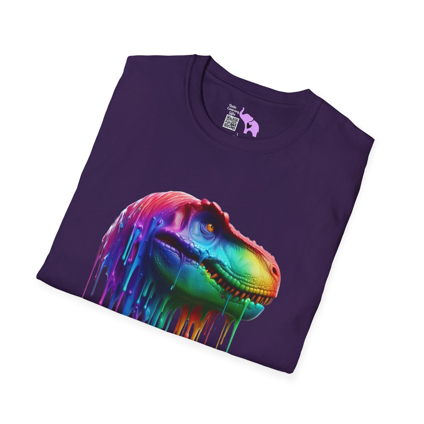 Colorful Dinosaur Adult T-shirt