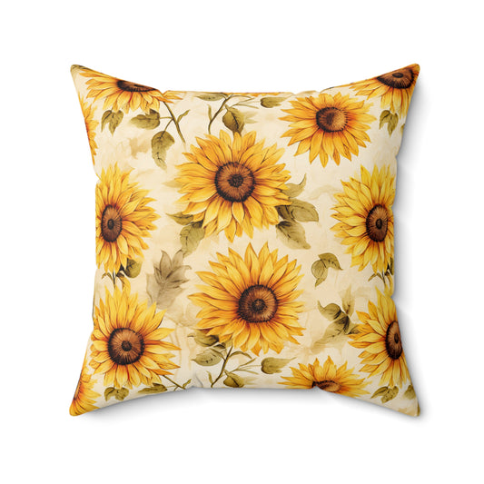 Sunflowers Throw Pillow
