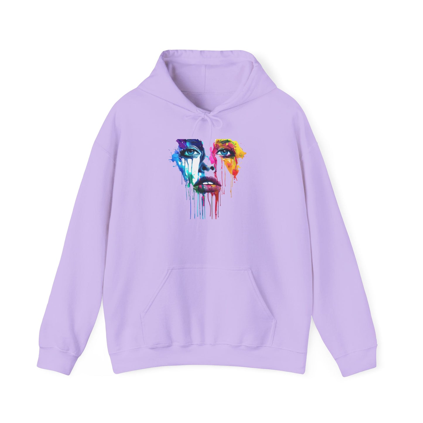 Colorful Face Heavy Blend™ Hooded Sweatshirt
