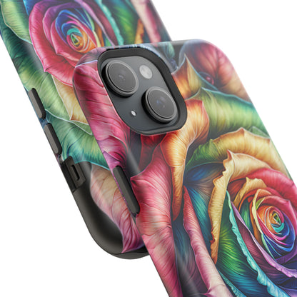 Colorful Rose MagSafe® Compatible Tough Case for iPhone