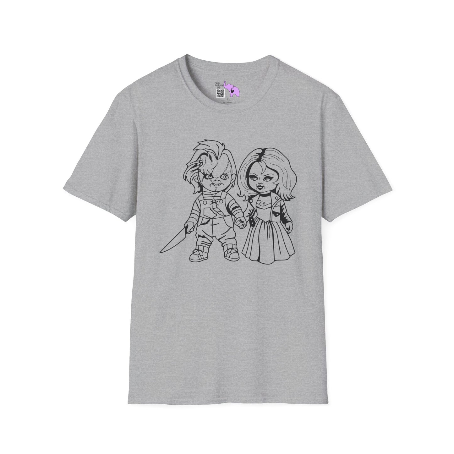Chucky with His Bride Adult T-shirt