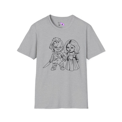 Chucky with His Bride Adult T-shirt