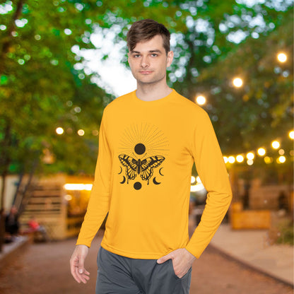 Butterfly w/Sun, Moon, & Stars Adult Long Sleeve Tee
