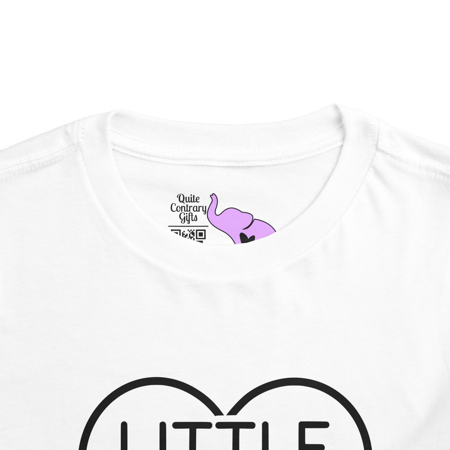 Little Sister (Heart) Toddler Tee